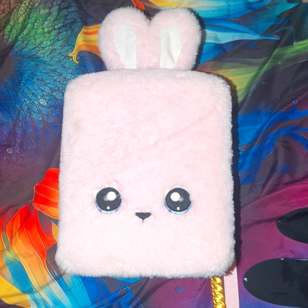 Na Na Bunny Rabbit Fuzzy Small Hard Backpack